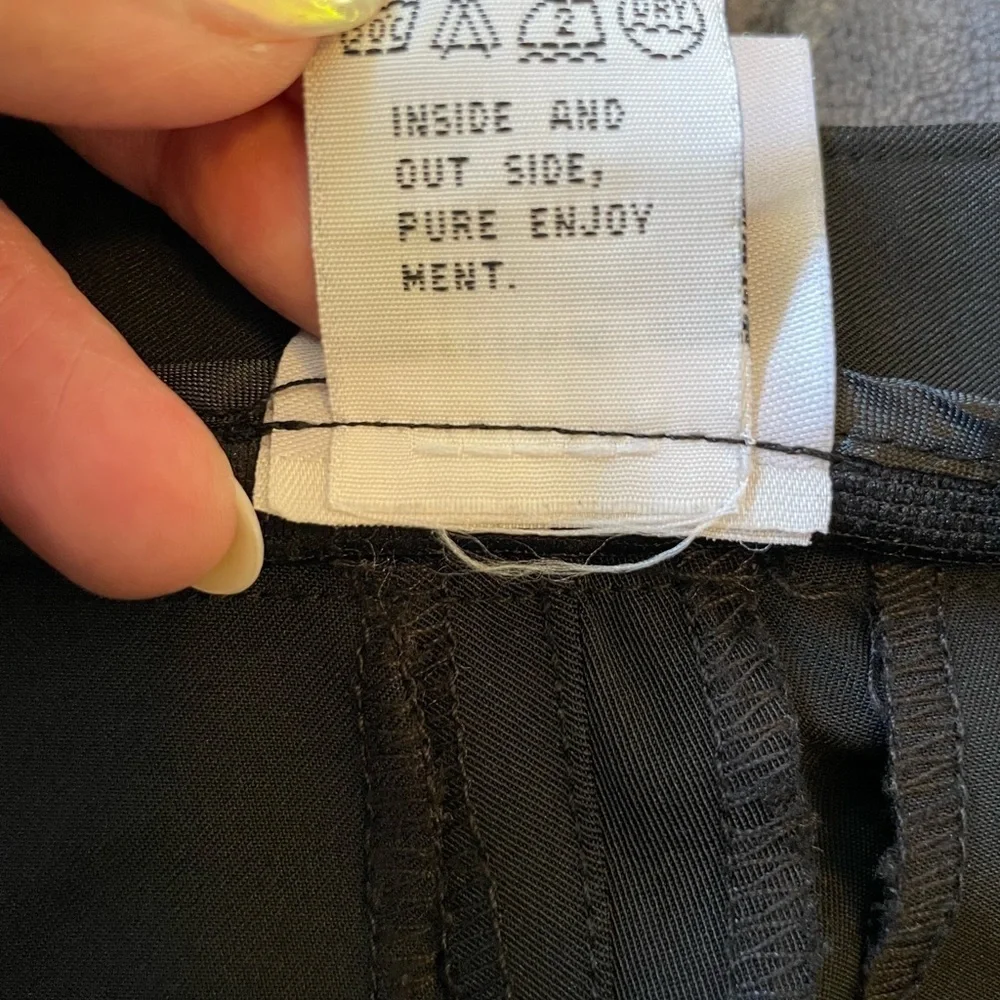 Chanel Identification Line Black Pants size 8